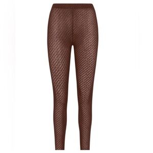 NWT Skims Logo Foil Print Metallic Shimmer Leggings XXS